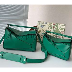 loeweee loewew bag Womens Fashion Geometry Crossbody Bags Geometric Solid Bag Genuine Leather Designer Puzzle Handbags PatternFlip Cover Hobos Togo Purse