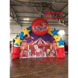 Kostiumy maskotki łuki Iatable Cartoon Arch Balloon Wzorka zabawek do dekoracji imprezowej