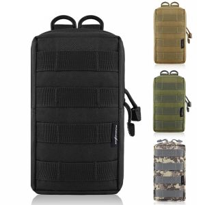 Backpacks Taktische Molle Beuteltasche Utility EDC -Beutel für Weste Rucksackgürtel Outdoor Jagd Taille Pack Militär Airsoft Game Accessoire Bag