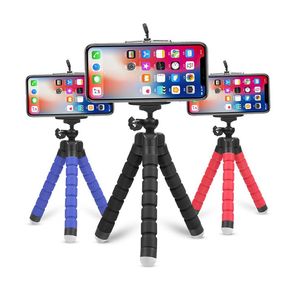Trippiedi flessibile Trippiedi Phone Selfie Stick Tripod Stand universale Tripode Placket per cellulare Monopod7610656