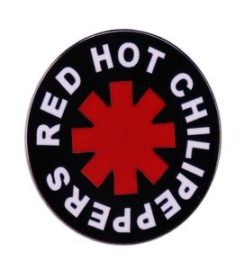 Red Pepper Monamel Pin Badge Rock Band Music Brooch02927043