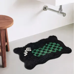 Carpets Tufted Flocked Jacquard Doormat Living Room Bedroom Cultural And Creative Children's Game Non Slip Mat Carpet