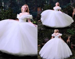 Sexiga off axelklänningar Sparkly paljetter med pärlor med fluffig tyllboll klänning quinceanera klänningar elegant snörning tillbaka formell eveni6594605