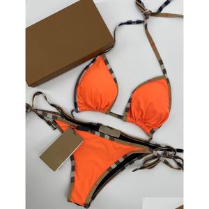 Womens Swimwear Women Push Up Bikinis Bandage Bikini Sets Swimsuit Y Beachwear Bathing Suit Drop Delivery Apparel Clothing Oteld