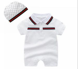 Vendi abiti da bambino neonato designer a maniche corte baby rompers abbigliamento neonato per bambini salti da ragazze hat6972605