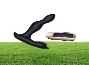 Massager maschile Massager Vibratore Men Gay Riscaldamento Remoto Controllo Dildo Anal Vibrators Sextoys per donne masturbatori2523571