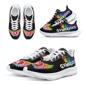 Casual Shoes InstantArts Nursing for Women Gymnastics Print Running Comfort Breatble Fitness Sneakers Zapatos