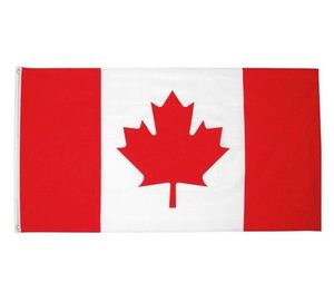 Kanada bayrağı yüksek kaliteli 3x5 ft 90x150cm bayraklar festival hediyesi 100d polyester kapalı açık baskılı bayraklar 85566624