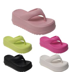 Män kvinnor tofflor sommarstrand sandaler gai grön svart bekväm flip flop herrar utomhus inomhus sneakers mode glider storlek 36-41