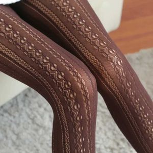 Sexy Socks Autumn Pantyhose Sweet Lolita Stripe Nylon Stockings Women Sexy Thin Pantyhose White Fishnet Stockings Female High Tights Dress 240416