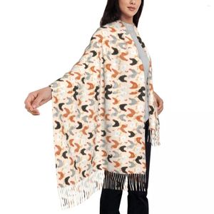 Schals niedlicher Hühnerschal mit Quasten Nustharntieren Druck im Freien Schal Wraps Damen gedrucktes Winterbandana