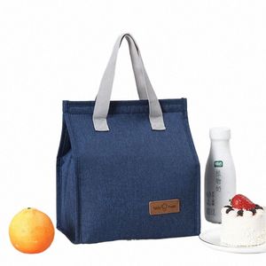 Portable Lunch Bag Thermal Isolated Lunch Box Tote Cooler Bag Picnic Bento Pouch School Food Storage Ctainer For Kids Women G8ux#