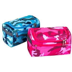 make Up Camoue Cosmetic Bag unisex travel organizer toiletry bag storage bag Large capacity Hanging Waterproof W Pouch 53tP#