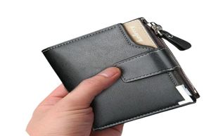 2019メンズレザーメンウォレット財布短い男性クラッチレザーカードホルダーウォレットマネーバッグ品質保証8037657