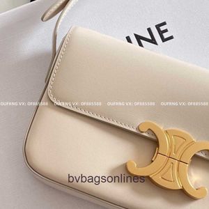 High end Designer bags for women Celli Original leather armpit bag high version leather belt tofu bag high end feeling stick bag women bag original 1:1 with real logo,box