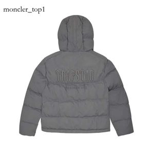 Trapstar Tracksuit 2024 New Men's Jacket Winter Warm Fashion Classics Trapstar London Hoodie Löstagbar Hooded Down Jacket Black Red Brodered Letter Coat 5394