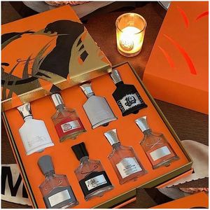 Incense Man Per Set 15Mlx8 Fragrance Cologne For Mens Long Lasting High Quality Spray With Gift Box Drop Delivery Health Beauty Deodor Dhwxz