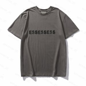 Camiseta essencialsshirt mens t camisetas de algodão espesso Versão verão feminino designers tshirt moda tops man.