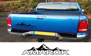 OFK Pickup Bakre bakluckor Dörrklistermärke för VW Amarok Truck Graphic Mountain Decor Decal Film Cover Auto Accessories.9378122