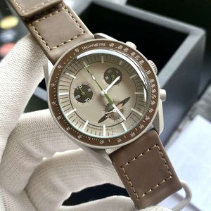 Мужские часы для отдыха дизайнер спортивной машины Unisex Watch Bioceramic Moon Watch Полная функция мира