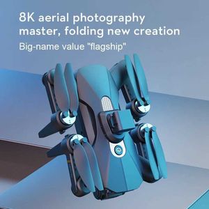 Drones K80 Drone with Camera 360 Obstacle Avoidance Professional Aerial Photography Helicopter 4K Dual ESC Camera Quadcopter Drone Toy 240417