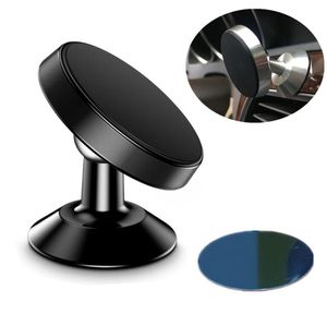 360° Rotation Strong Magnetic Car Bracket Phone Holder Aluminium Alloy Metal Desktop Magnetic Mount For Samsung iPhone Cellphone8814743