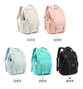 Mommy bag Multi-functional large capacity shoulder bag waterproof portable mother go out usb charging treasure mother backpack