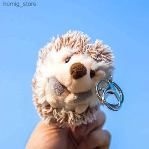 Pluszowe breloki z kreskówek hedgehog wisiork łańcuch kluczy Charms Kawaii