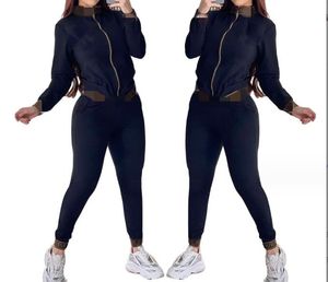 Abbigliamento sportivo femminile, pantaloni femminili, abbigliamento sportivo designer femminile, pantaloni a maniche lunghe autunnali/invernali, set sportivo Q6161