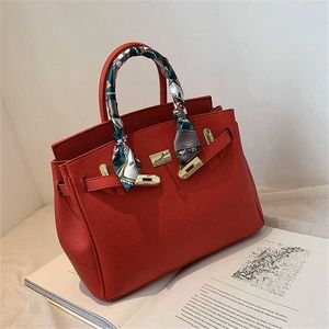 Bikns Handbag Handmade Bag Women Fashion Large Capacity Messenger Tote