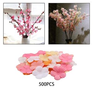 Flores decorativas Cherry Blossom Petals Peach Craft artificial para casamento Diy Table Party Decorations Markmark