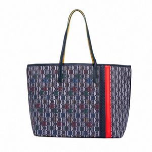 CHCH Brand Women's Handbag Alfabetet Stor kapacitet FI Commuter Office Wallet Luxury Vintage Vacati Ladies Shoulder Bag 47RV#