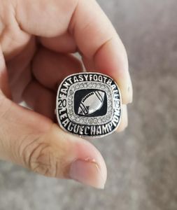 Nyaste mästerskapsserie Jewelry 2018 2019 Fantasy Football American League Championship Ring Men Fan Gift Whose3502529