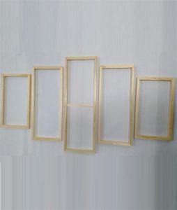 Frame in legno a 5 pannelli Set per strumento di pittura ad olio di tela personalizzato fai da te a parete in legno interno 21090869458548228074