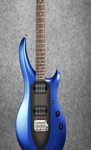 Ernie Ball Music Man John Petrucci Majestät Metallic Blue E -Gitarre Tremolo Bridge aktive Pickups 9V Batterie Box Locking 1823841