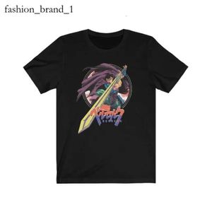 男性用アニメバーセルクメンズTシャツシャツ