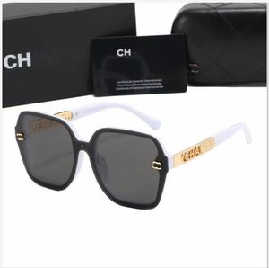 Luxury channel oval round sunglasses for women mens designer Sunglasses Fashion Outdoor Classic Style Eyewear Retro Unisex petrol stale bachelor taste with box