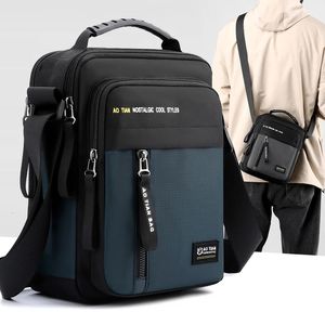 Bolsas de alta qualidade para homens Bolsa Oxford para homem Male Male Body Body ombro Messenger Bags Casual Bussiness 240407