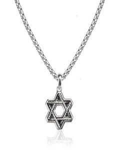 Necklaces Men Women Designer Retro Chain Necklace Womens Sliver Charm Pendants Hip Hop High Quality Pentagram Pendant Fashion6318069