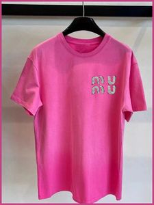 Sıradan T Shirt Kadın Gömlekleri Tees Tasarımcı Kadın Yaz Plajı Tshirt Nakış Mektupları Üstler Kısa Kollu Çıkışlar Yuvarlak Nexk Tasarım Gömlek S-3XL