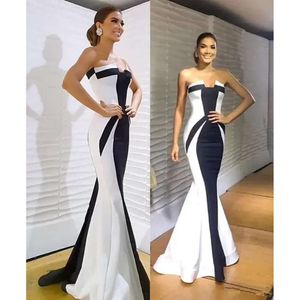 Ebi Arabic Evening Dresses Simple Sexy Cheap Mermaid Satin Prom Dresses Elegant Formal Party Second Bridesmaid Reception Gowns