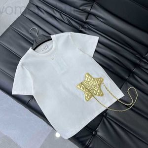 Women's T-Shirt designer 2024 New Heavy Industry Bag Decoration Fashion Short Sleeves 06OK