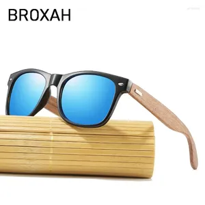 Sunglasses Retro Walnut Wood For Men And Women 2024 Classic Polarized Sun Glasses Car Driving Mirror Eyewear