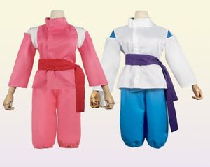 Ogino Chihiro Cosplay Wafuku de Film Spirited Away Come Kohaku River Kimono Set Halloween Party Giapponese Abbigliamento giapponese L2208022386232