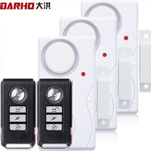 Control Darho Wireless Door/Windows Sensor Alarm 100dB AntiTheft Smart Remote Control For Kids Cabinet Safety Home Shop Store Security