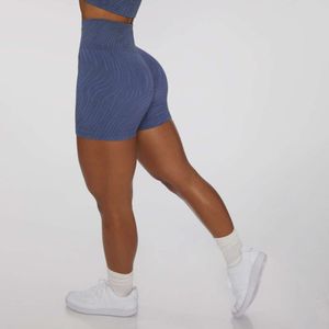 Seamless lu ausgerichtet Tailliertes Faden High Peach Leggings für Frauen mit engen Bauch- und Hüftlebetraining Yoga Shorts Zitronen -Fitnessstudio WO