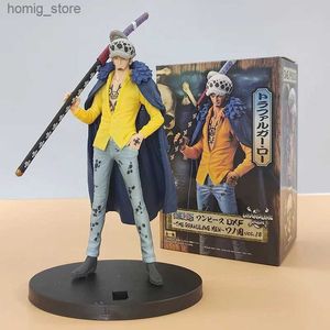 Eylem Oyuncak Figürleri 18cm anime figürü bir parça dxf wano country trafalgar hukuku pvc koleksiyon modeli bebek oyuncak hediye y240415