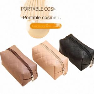 large Travel Cosmetic Bag for Women Leather Makeup Organizer Female Toiletry Kit Bags Make Up Case Storage Pouch Luxury Lady Box 54wj#