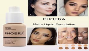 Piękno NOWOŚĆ 30ML FUNDURACJA Soft Matowe Zużycie Olej Controlak płynny podkład kremowy krem ​​moda damska Makeup9592538