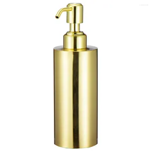 Bottiglie di stoccaggio BOTTION BOTCHE DISPENSIERO DI PACCHIO DI PACCHIO CON MANUALE DEL BAGNA PUMPA 304 SPARATRO DAPPA DI VERVIZIO DI VERSITÀ RILITABILE